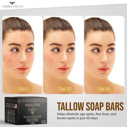 Organic Tallow Soap - 3 Pack