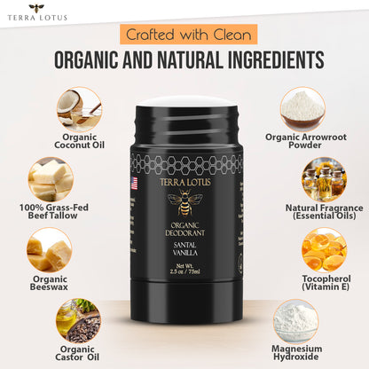 Organic Deodorant (2.5 Oz)