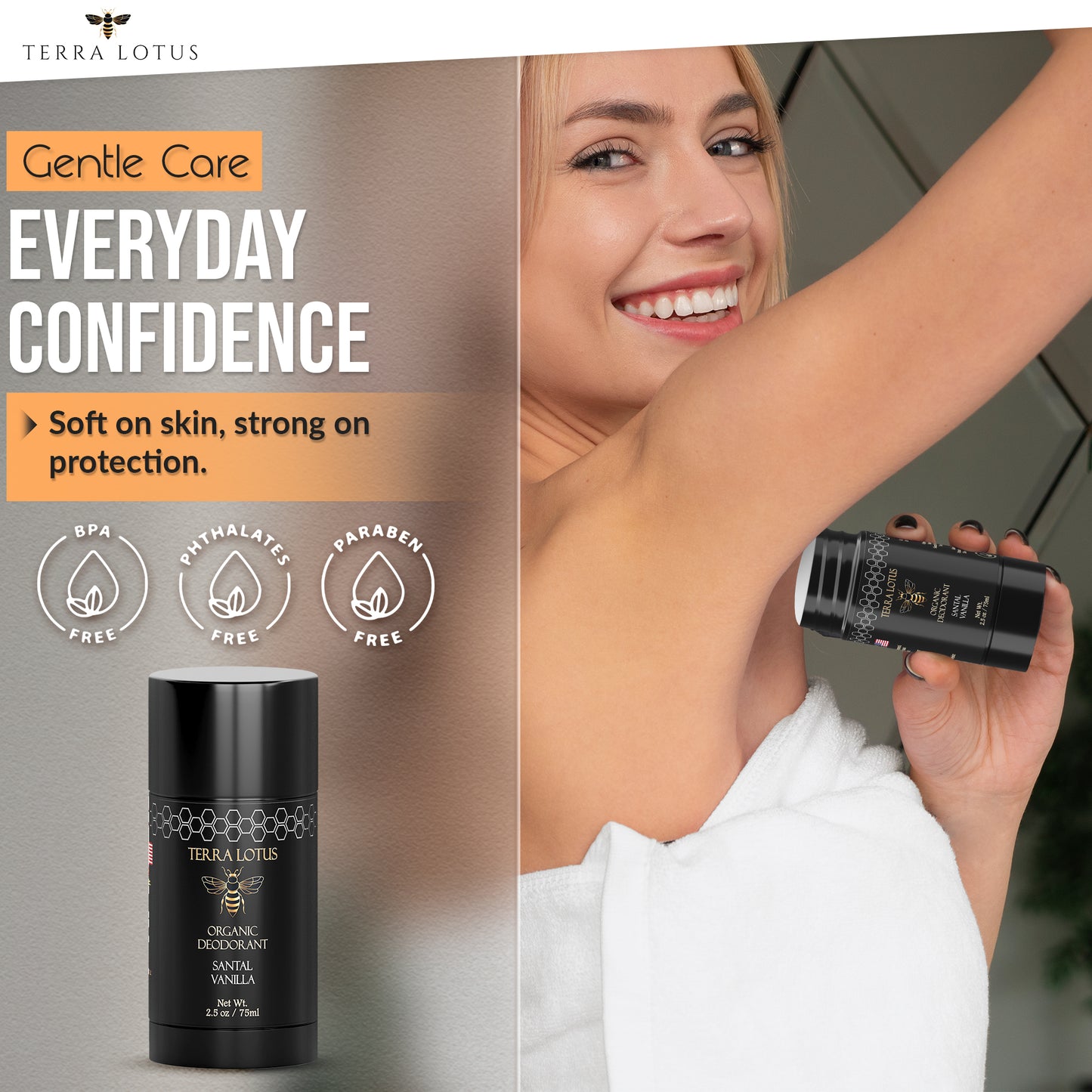 Organic Deodorant (2.5 Oz)