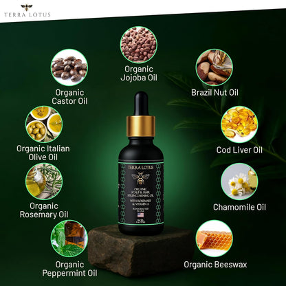 Organic Hair Growth Oil (2 Oz)