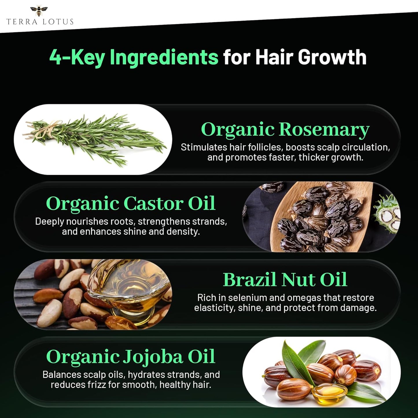 Organic Hair Growth Oil (2 Oz)