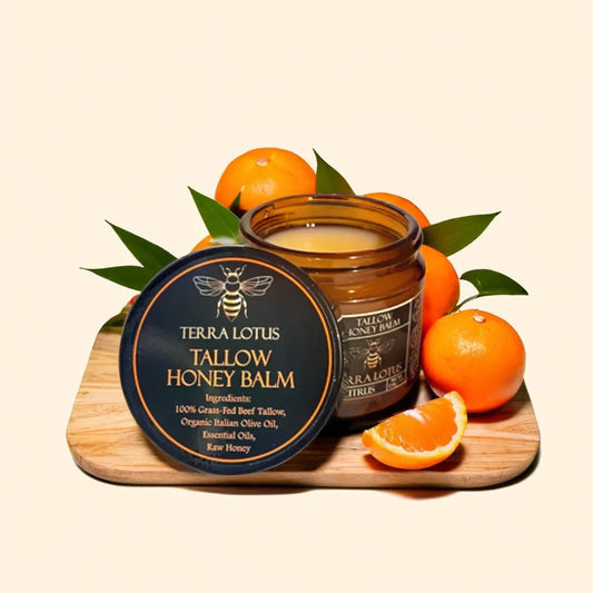 Citrus Scented Honey Tallow Balm